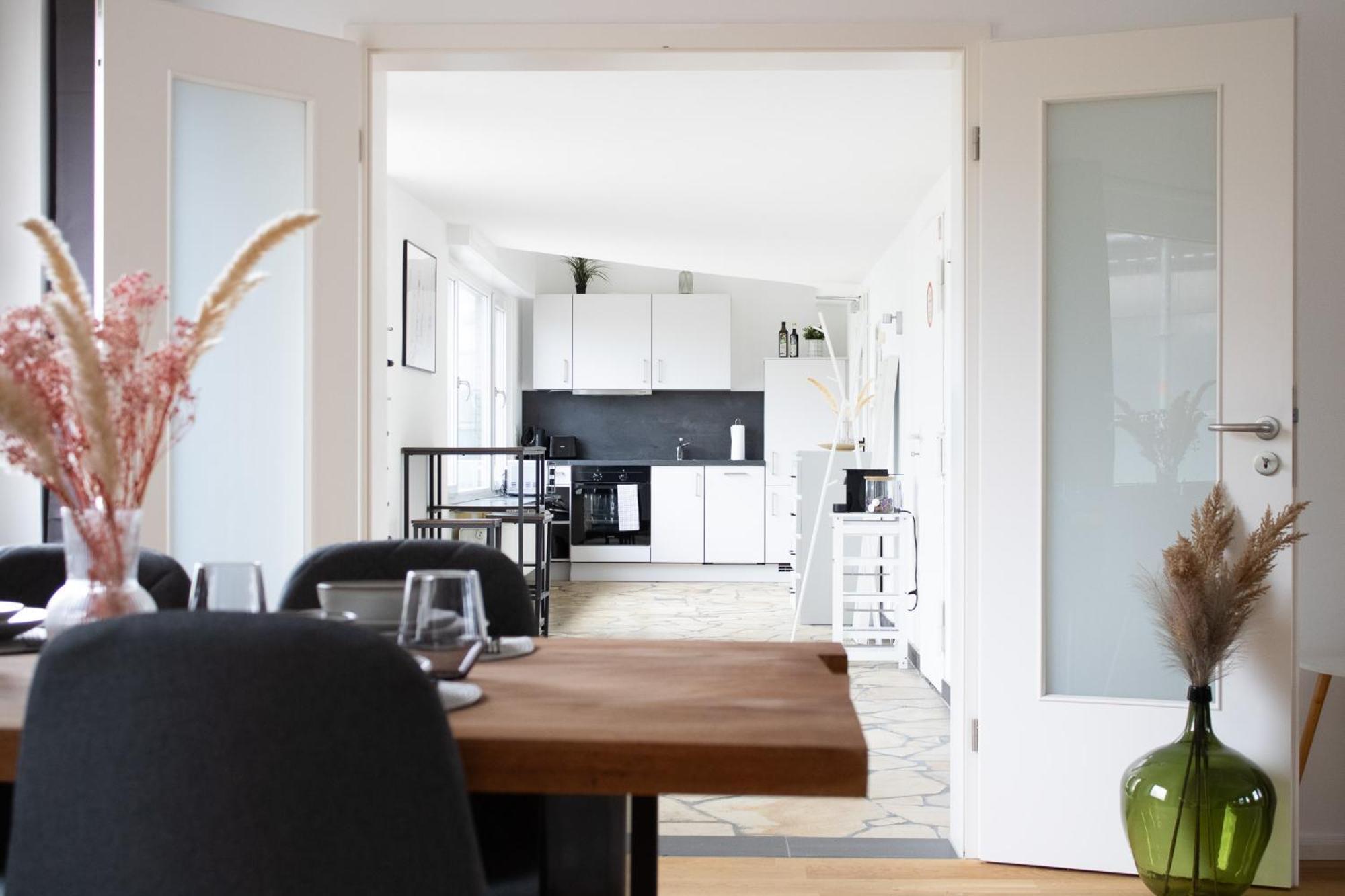 Design-Penthouse In Toplage! 美因河畔法兰克福 外观 照片